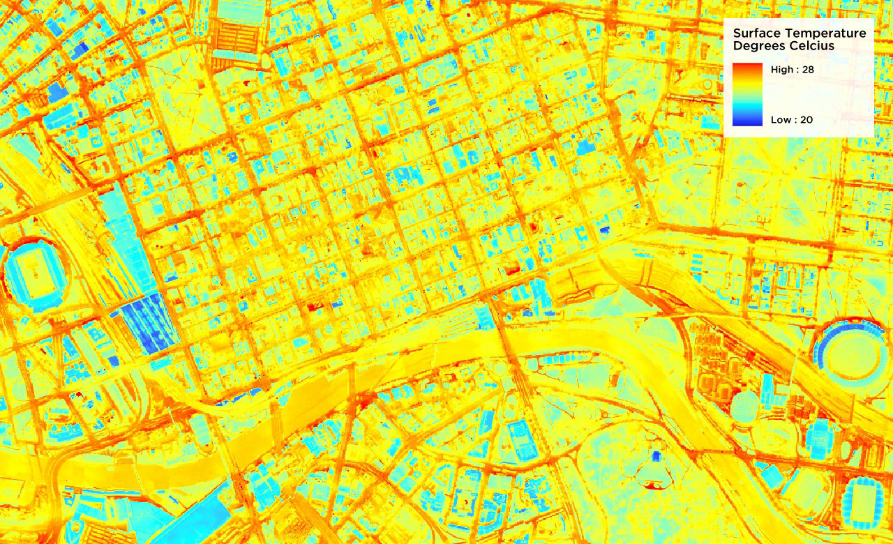 Melbourne's urban heat